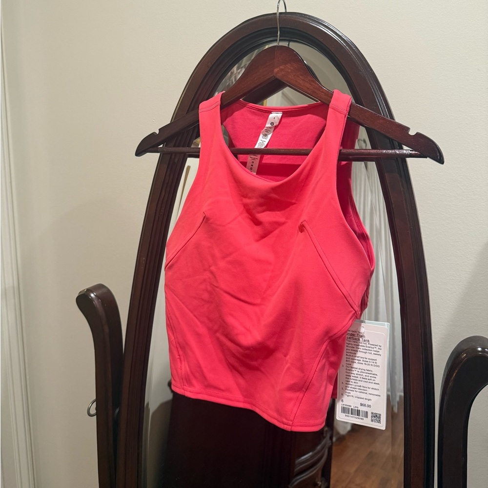 NWT Lululemon Wunder Train Racerback Tank in Lipgloss